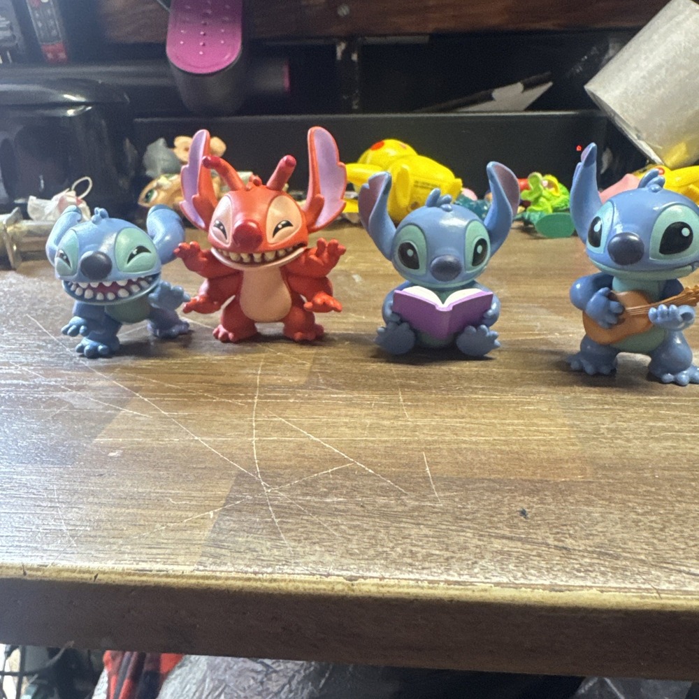 Disney Stitch Collectible Figure Set of 4